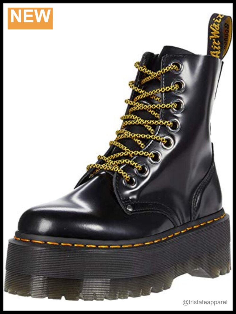 Dr. Martens Jadon Max Leather Platform Combat Boots